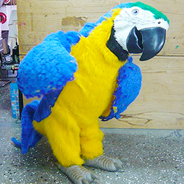 遙控機械鸚鵡道具服 Animatronic Parrot Costume(TVC)