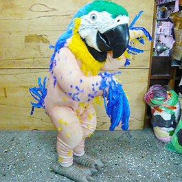 遙控機械脫毛鸚鵡道具服 Animatronic Parrot Costume (TVC)